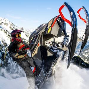 Ski-Doo im Schnee