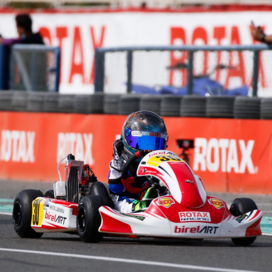 Rotax Motor treibt Kart an