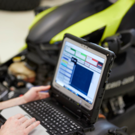 Kalibrierung am Laptop